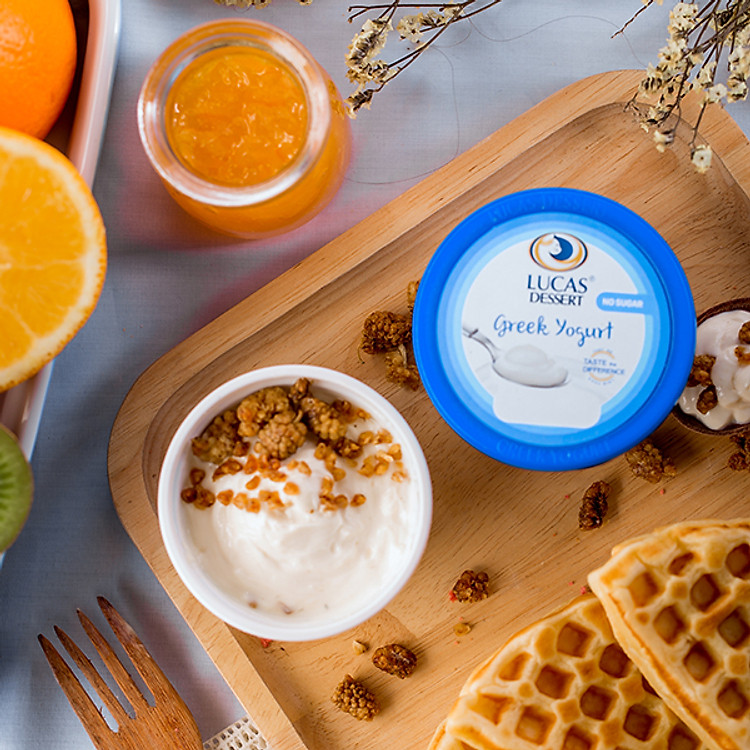 Sữa Chua Hy Lạp Lucas HCM - Sáng Mịn Làn Da Cân Bằng Vóc Dáng - Combo 24 Hộp Sữa Chua Hương Vị Truyền Thống - AD Giao Hàng