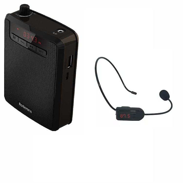 Loa trợ giảng đa năng 4 trong 1 ROLTON + TẶNG kèm micro không dây tiện dụng AZONE