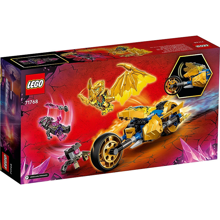 Mua LEGO Ninjago 71768 Xe đua rồng vàng Chính hãng Giá rẻ - Hình ảnh 3