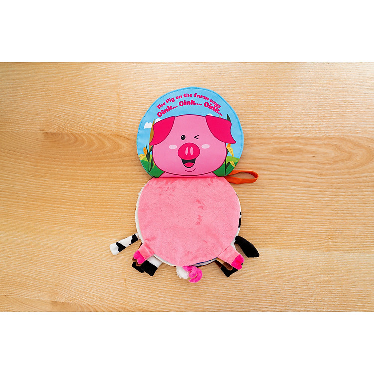 Sách Vải Lật Mở Đa Tương Tác Cho Bé Chính hãng Ưu đãi - Hình ảnh 3