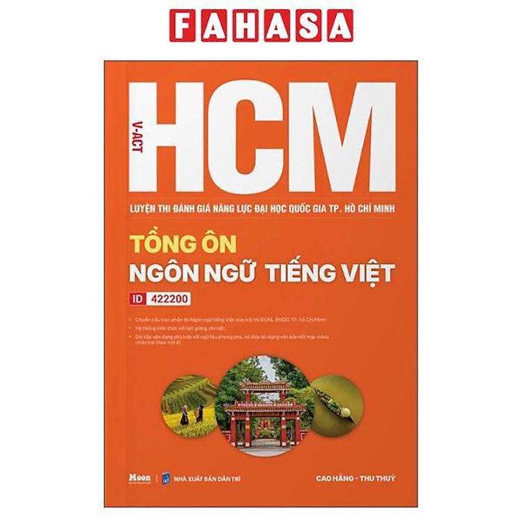 Sách - V-ACT HCM - Luyện Thi Đánh Giá Năng Lực Đại Học Quốc Gia TP. Hồ Chí Minh - Tổng Ôn Ngôn Ngữ Tiếng Việt