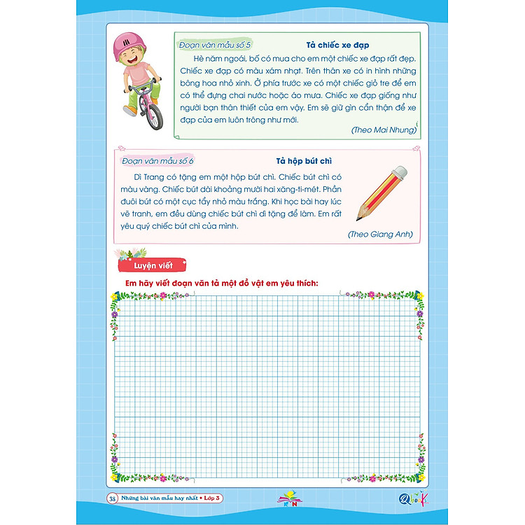 Những Bài Làm Văn Mẫu Hay Nhất Lớp 3 - Ảnh 3
