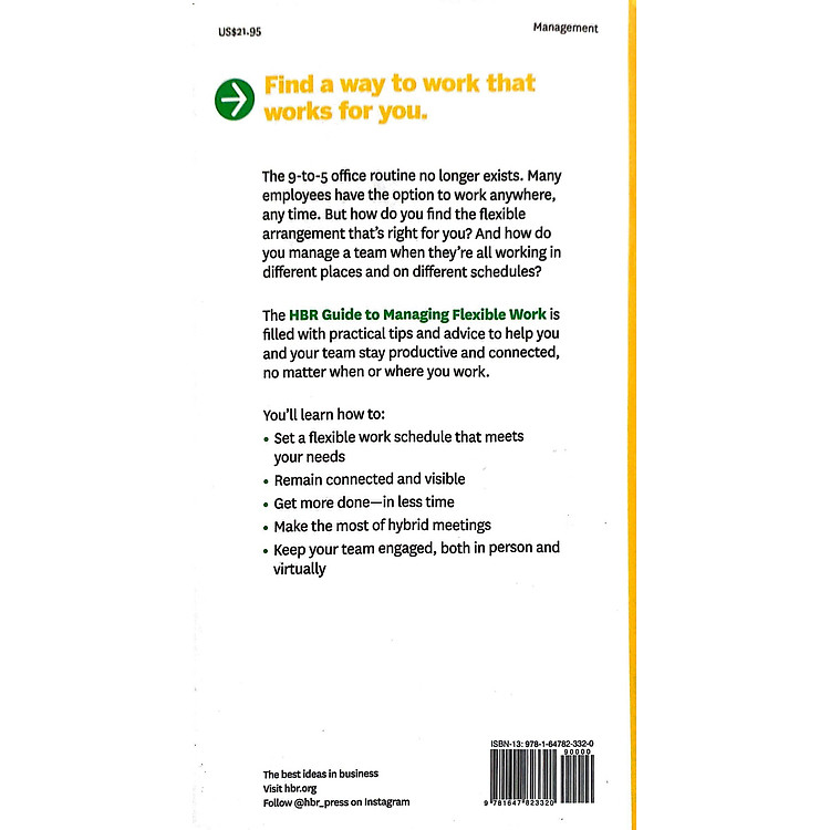 HBR Guide To Managing Flexible Work (HBR Guide Series) - Ảnh 3