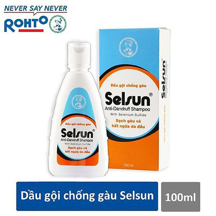 Dầu Gội Trị Gàu Rohto Selsun Chai 100ml- 8935006533363