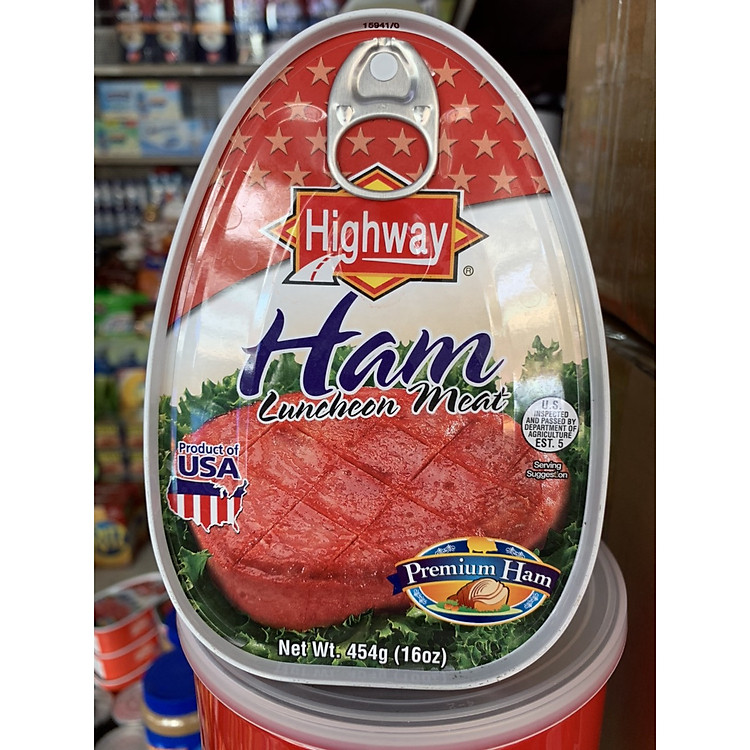 Thịt hộp Ham Luncheon Mead Highway 454g (16oz) - Hàng nhập Mỹ