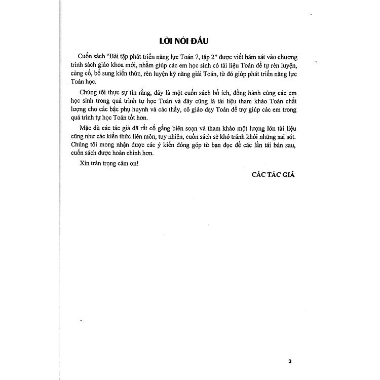 Bài Tập Phát Triển Năng Lực Toán 7 - Tập 2 - Ảnh 2