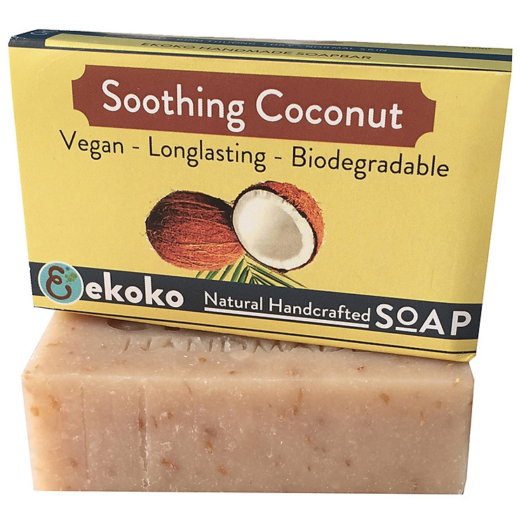 Xà Phòng Handmade Ekoko Soothing Coconut (100g)