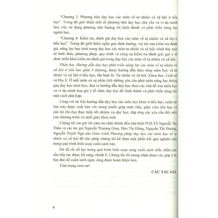 Dạy Học Các Môn Về Tự Nhiên Và Xã Hội Ở Tiểu Học - Ảnh 6