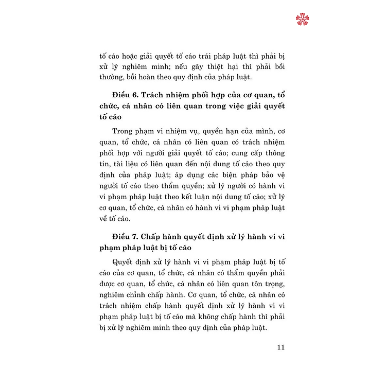Luật tố cáo năm 2018 sửa đổi, bổ sung năm 2020 (bản in 2024) - Ảnh 7