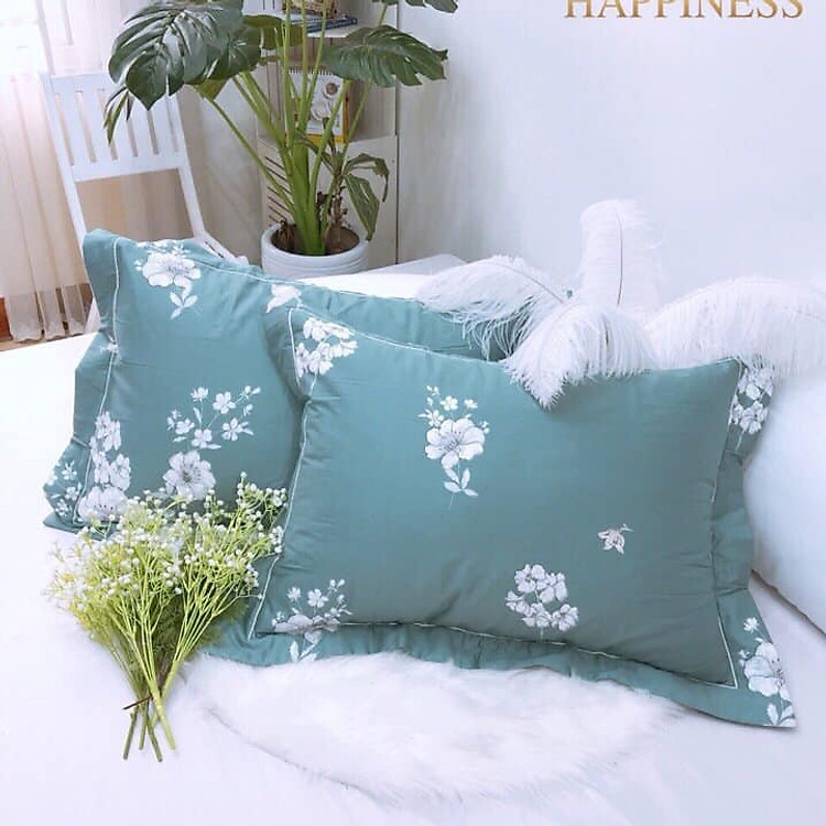 Vỏ Gối Nằm Cotton Thêu hoa
