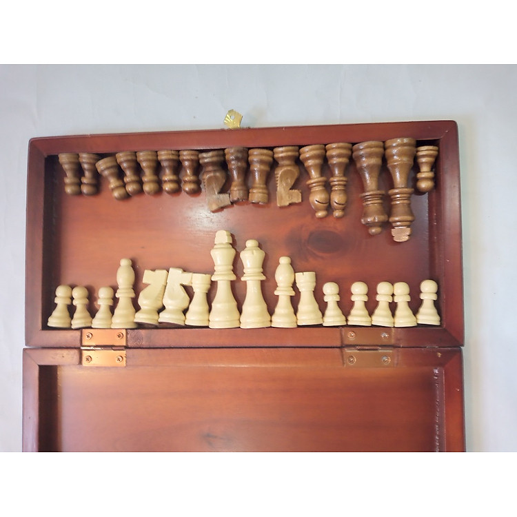 Bàn cờ vua gỗ 35x36cm tại Vua cờ Chính hãng Ưu đãi - Hình ảnh 2