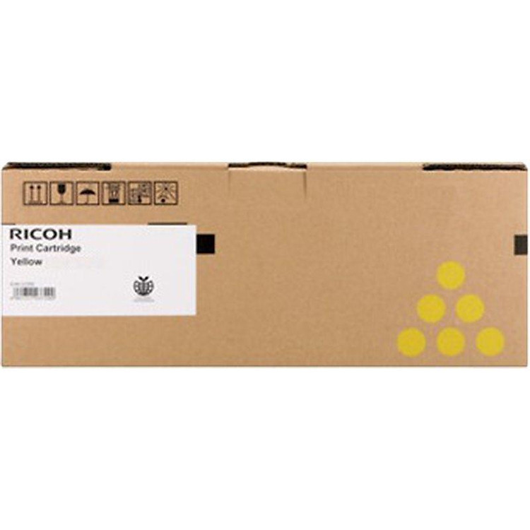 Mực Máy In Màu Ricoh SP C250/C260/C261 - Cartridge 407550 Màu Vàng ( Hàng Chính Hãng )