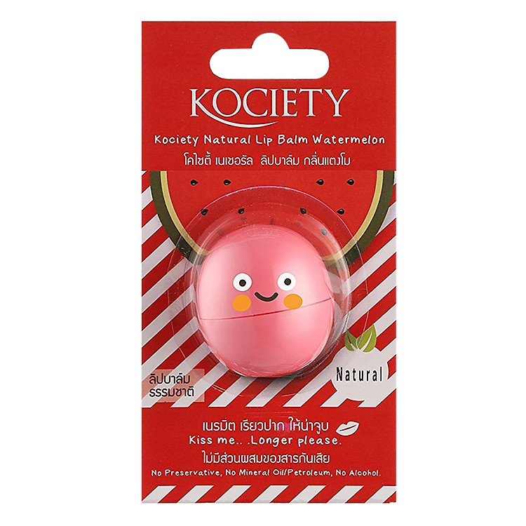 Son Dưỡng Môi Từ Tinh Chất Dưa Hấu Kociety MK001 (10g)