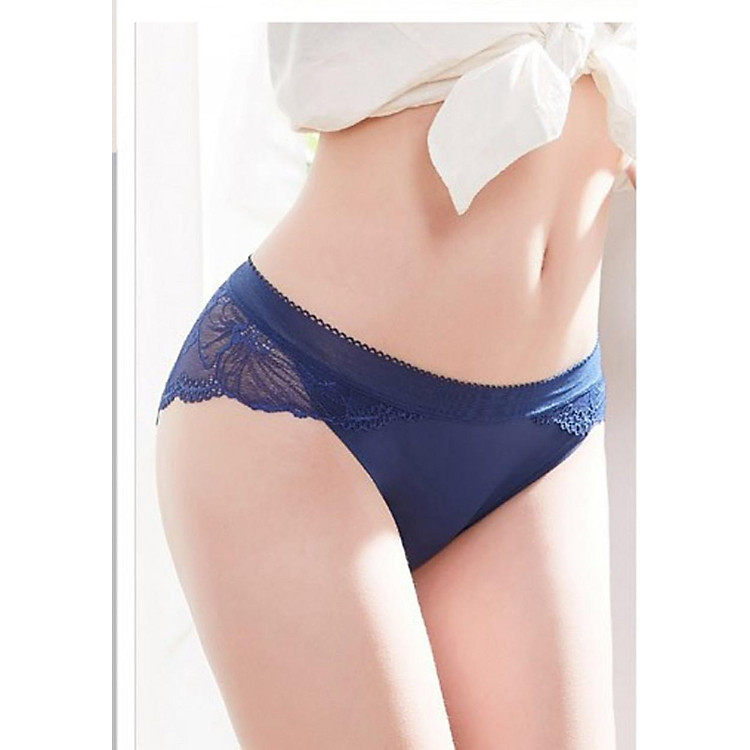 Combo 2 Quần lót nữ, quần chip su đúc phối ren Chipxinh8423( màu ngẫu nhiên)