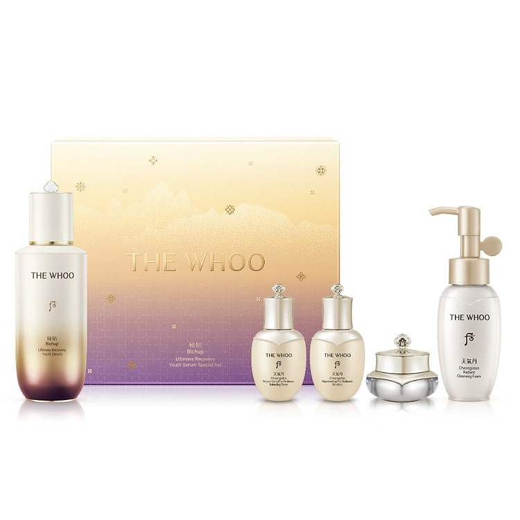 Bộ tinh chất tự sinh chống lão hóa thế hệ thứ 4 THE WHOO Bichup Ultimate Recovery Youth Serum 90ml