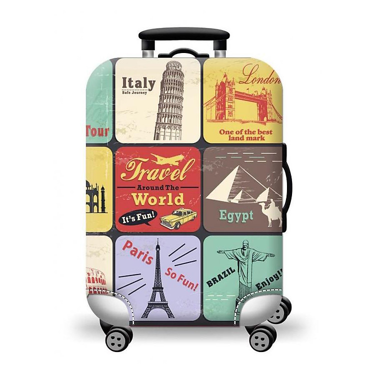 Túi bọc bảo vệ vali - Áo vỏ bọc vali - Around Vuông