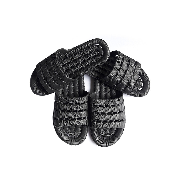 Combo 2 đôi Dép chống trơn đi trong nhà T283S139 - Đen