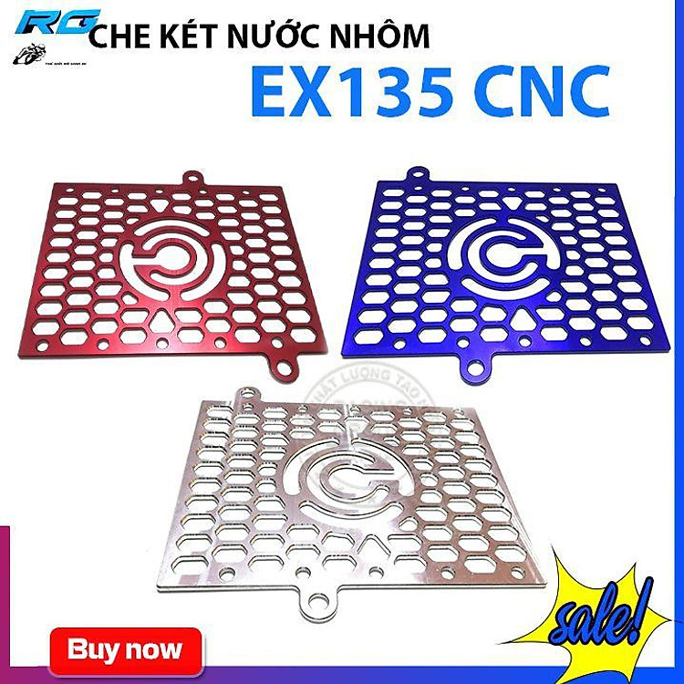 Che Két Nước Cho Xe Exciter 135 Mẫu Nhôm CNC