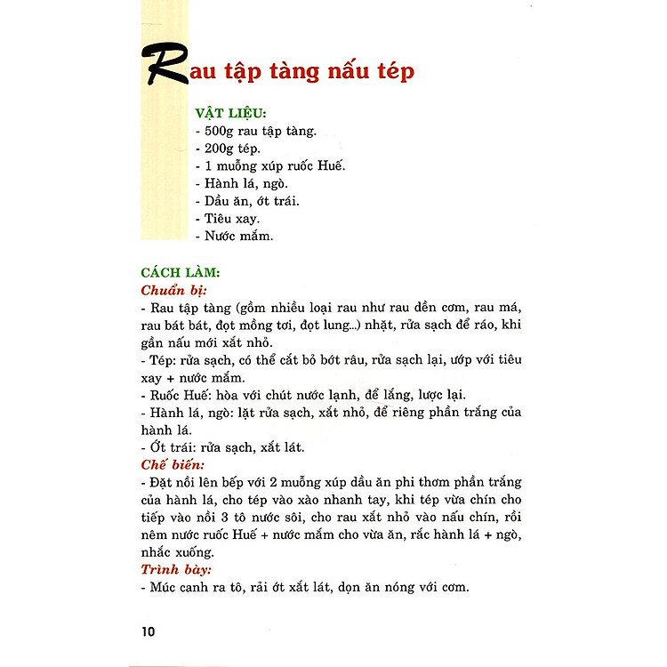 Thực Đơn Nấu Ăn Gia Đình (Tập 1) - Ảnh 7