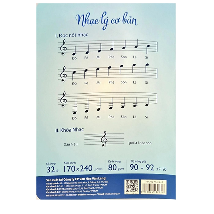 Tập Chép Nhạc - Xanh Dương - Ảnh 2