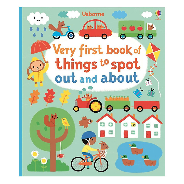 Sách Usborne Very first book of things to spot out and about