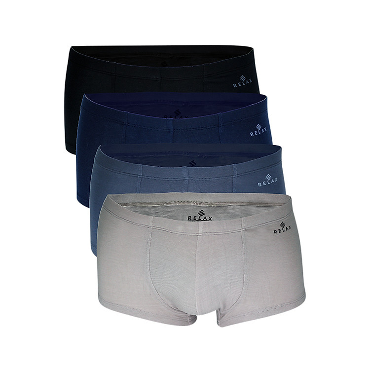 Combo 4 Quần Boxer Nam Thun Giãn 4 Chiều Relax 4RLTK039