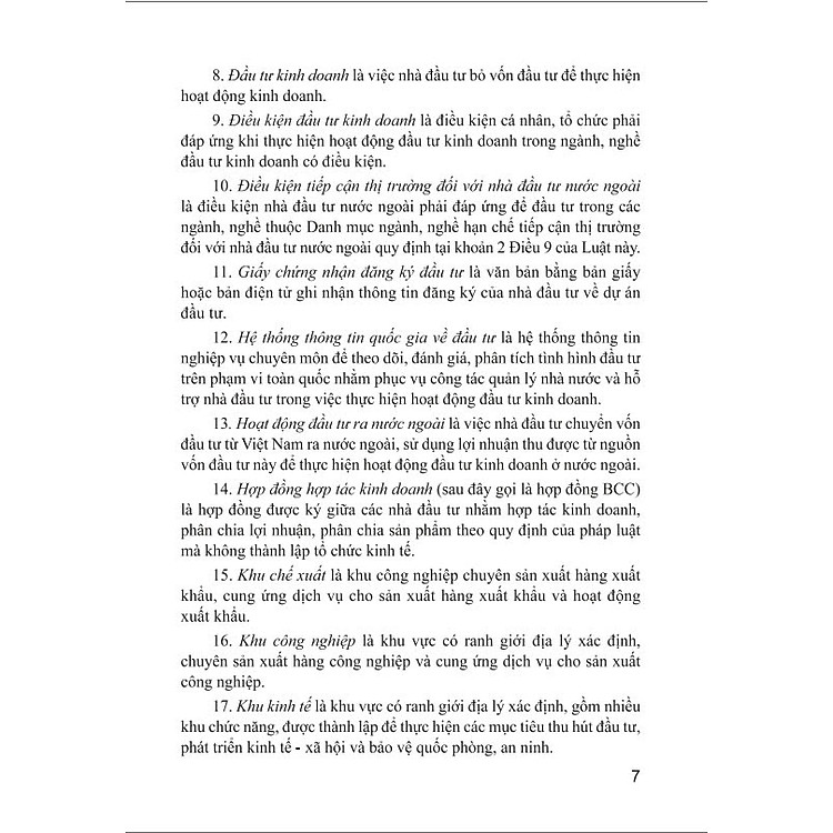 Luật Đầu Tư Năm 2020 (Sửa đổi, bổ sung năm 2020, 2022, 2023, 2024) - Ảnh 3