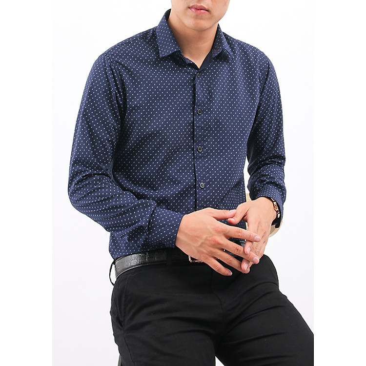 Áo Sơ Mi Nam Họa Tiết Thương Hiệu Thời Trang Nam VICERO