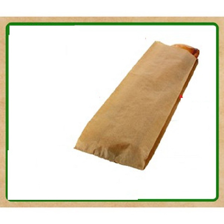 Túi bánh mì nâu trơn thùng 500 cái
