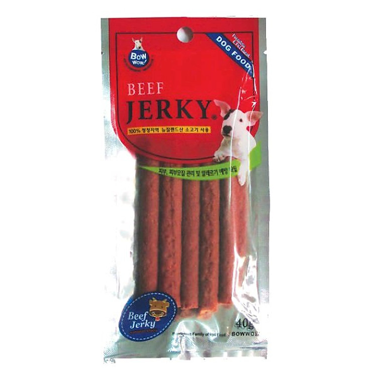 Thịt Bò Que Cho Chó Bowwow JK-BF-40 (40g)