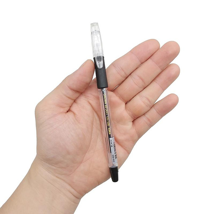 Bút Gel Hi-Jell Crown GS-500 - Mực đen - Ảnh 4