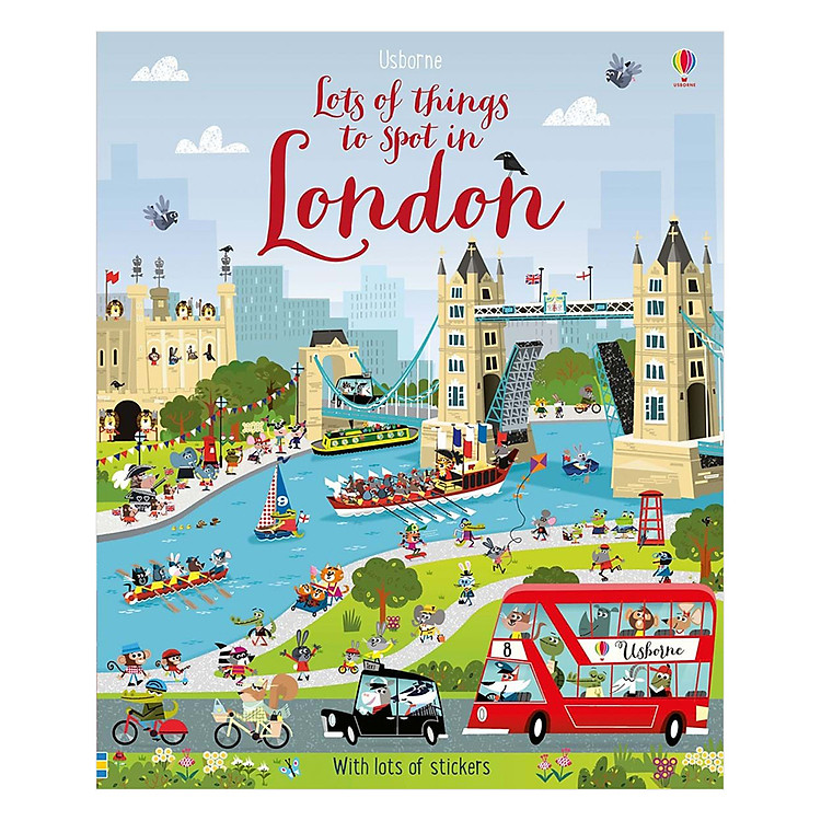 Sách Usborne Lots of things to spot in London