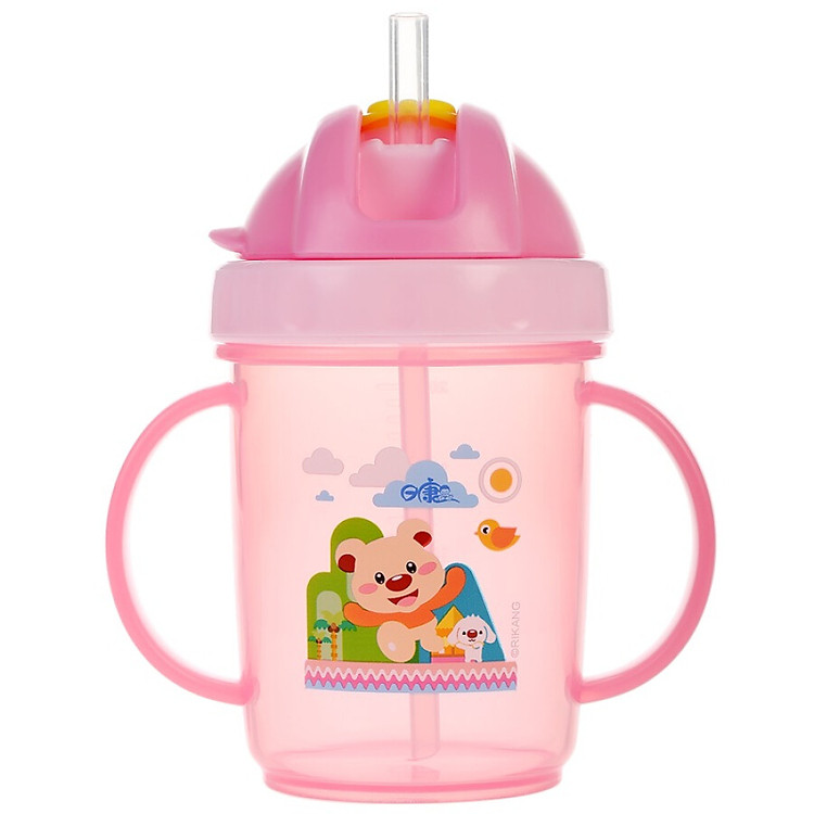 Bình uống nước dành cho em bé Sun Kang 300ml RK-B1013