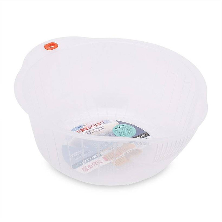 Giá (Rổ) Vo Gạo Có Lỗ Thoát Nước Ở Miệng Lọc Sạn Cao Cấp Nhật Bản