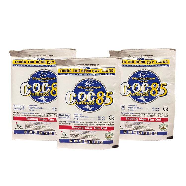 Thuốc trị nấm bệnh Coc85 dành cho cây trồng (20g/gói) - Combo 3 gói
