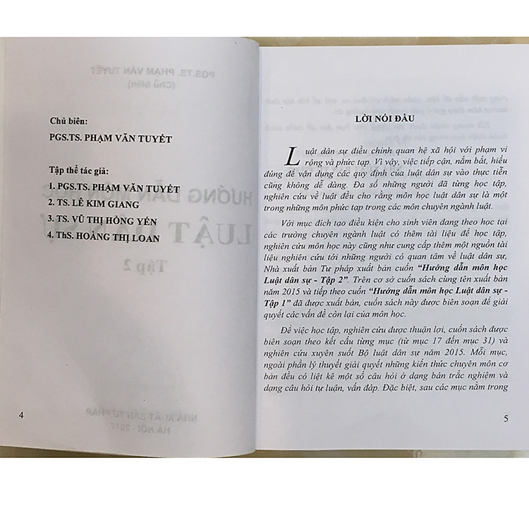 Hướng Dẫn Môn Học Luật Dân Sự (Tập 2) - Ảnh 2