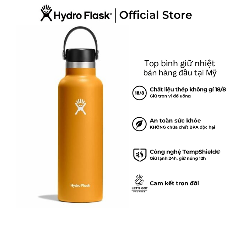 Bình giữ nhiệt Hydro Flask 18 OZ Standard Flex Cap - Hàng chính hãng(Season 2024)