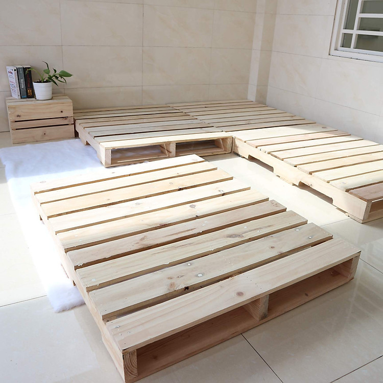 Giường pallet gỗ