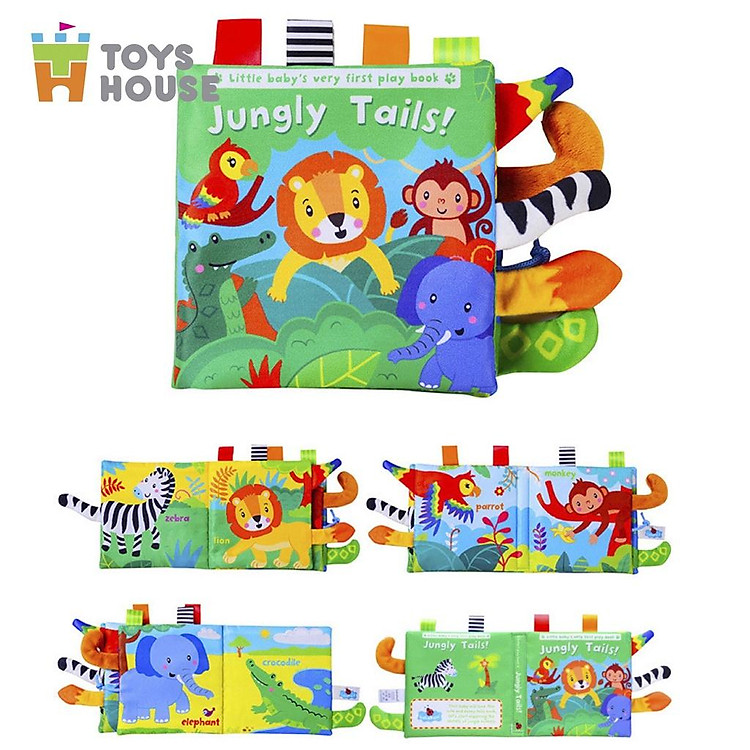 Sách vải Toyshouse cho trẻ sơ sinh Chính hãng Giá tốt - Hình ảnh 5