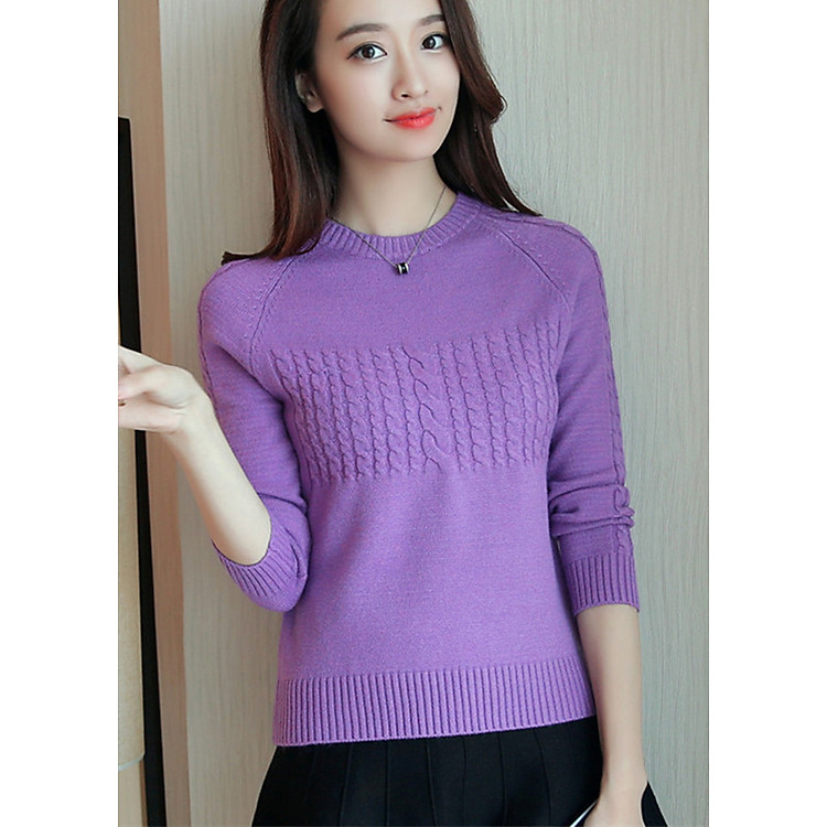 Áo len tay dài nữ xinh xắn freesize al12