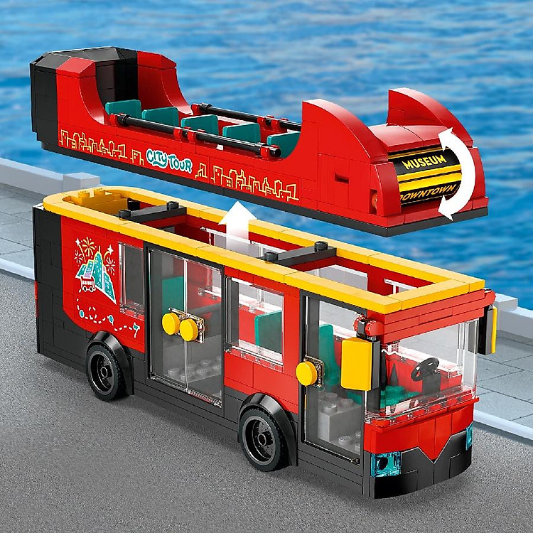 Mua LEGO CITY 60407 Xe Buýt Hai Tầng Chính hãng Giá tốt - Hình ảnh 4