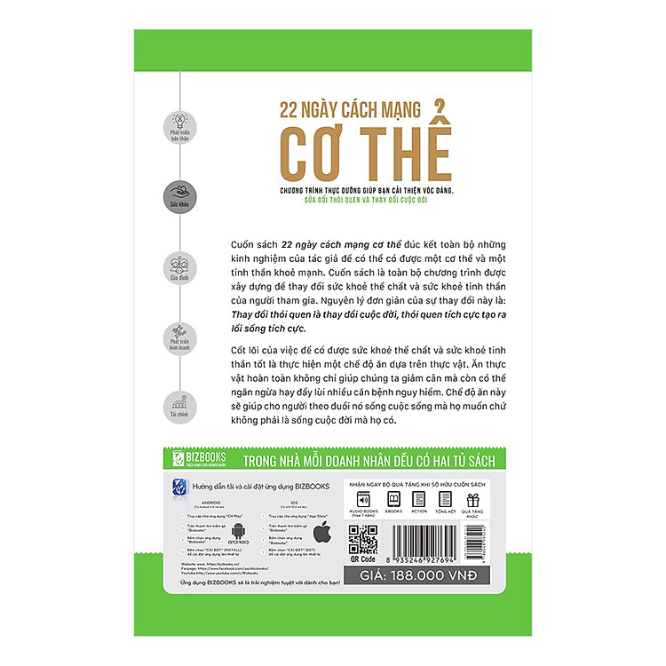 22 Ngày Cách Mạng Cơ Thể – Chương Trình Thực Dưỡng Giúp Bạn Cải Thiện Vóc Dáng, Sửa Đổi Thói Quen Và Thay Đổi Cuộc Đời - Ảnh 2