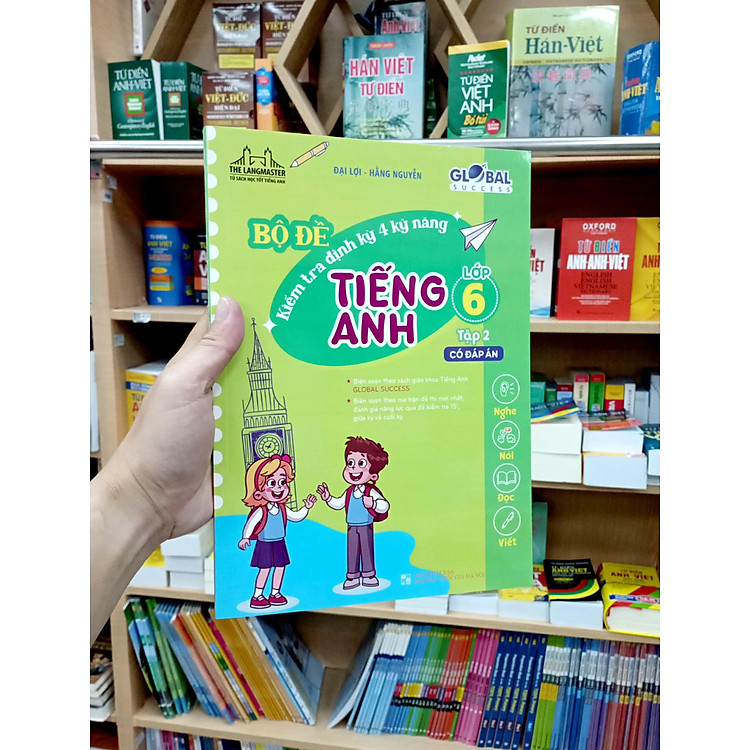 Global Success - Bộ Đề Kiểm Tra Định Kỳ 4 Kỹ Năng Tiếng Anh Lớp 6 - Tập 2 (Có Đáp Án) - Ảnh 4