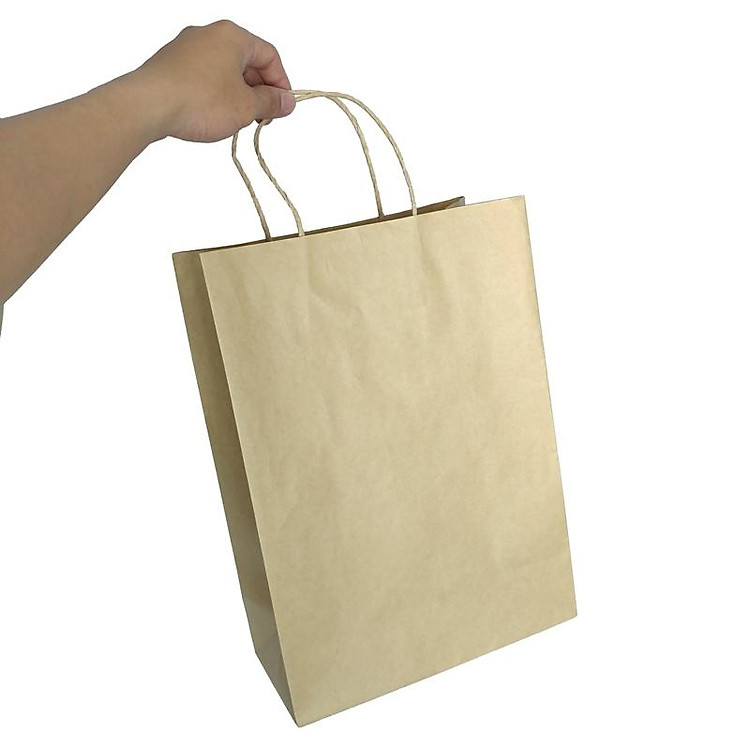 Túi Kraff Nâu 100gsm (26x18x9cm) - Ảnh 4