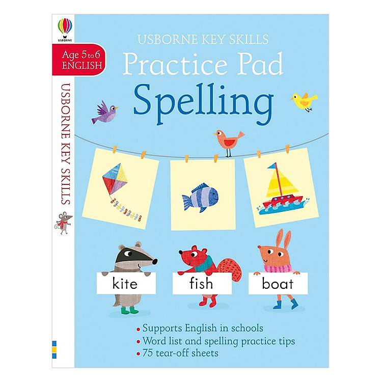 Sách tiếng Anh - Usborne Key Skills Practice Pad: Spelling 5-6