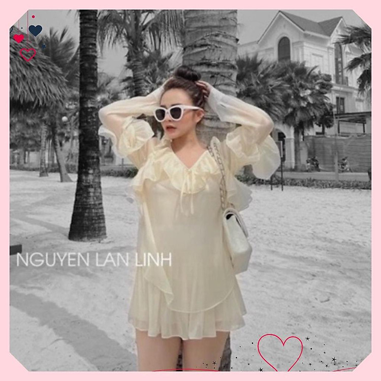 Set áo kiểu nữ bánh bèo chất tơ, Set bộ bèo tơ sang chảnh