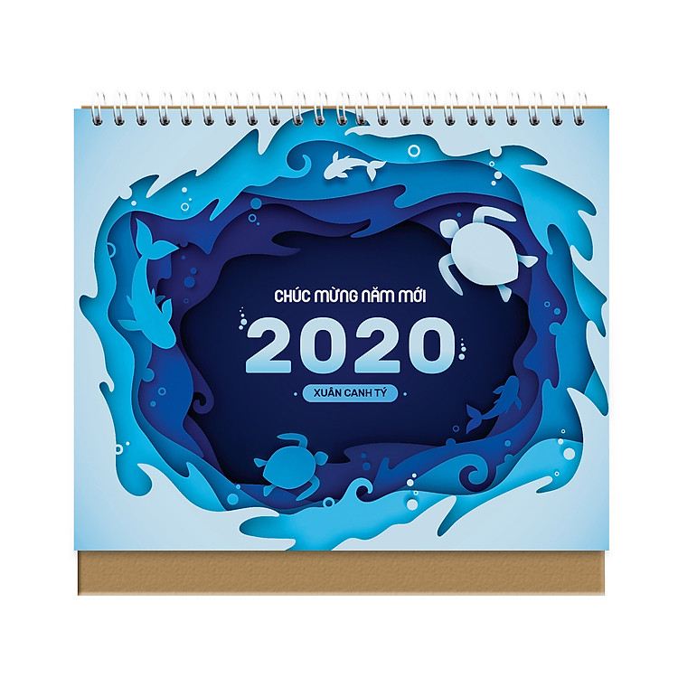 Lịch để bàn 2020 - Xóm Đảo (Tặng bao lì xì)