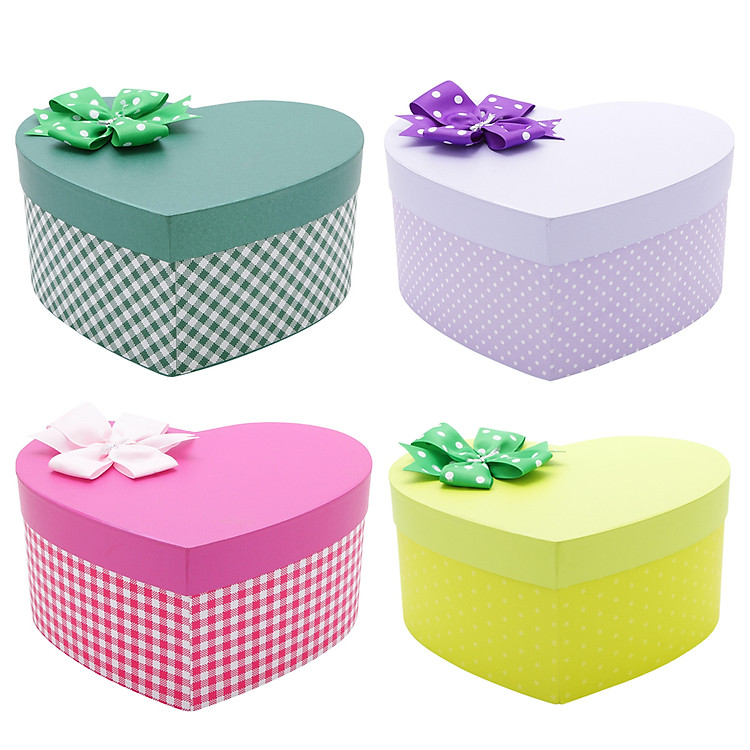 Hộp Quà Tim TI041 (27 x 12 cm) - Giao màu ngẫu nhiên