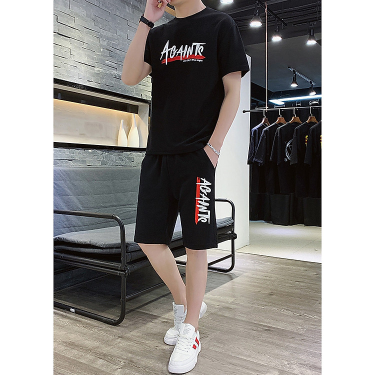 Bộ Quần Áo Nam Thể Thao Cộc Tay Againt