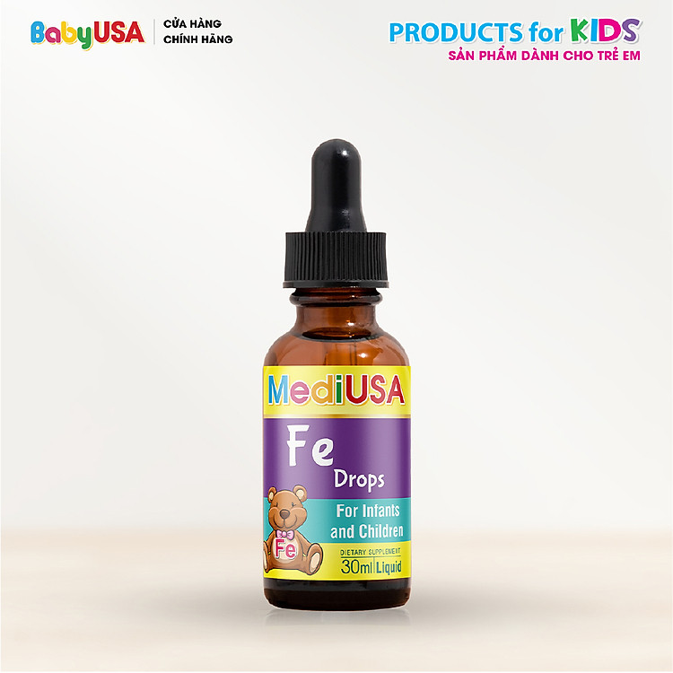 Nơi mua MediUSA Fe Drops - Sắt cho trẻ Uy tín Giá tốt - Hình ảnh 5